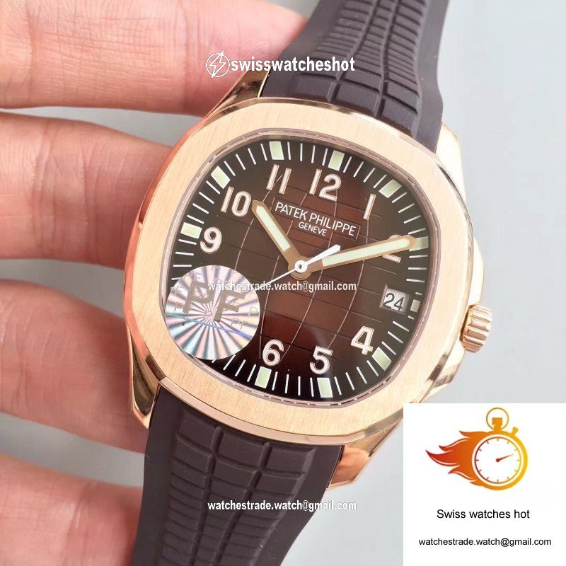 Patek Philippe Aquanaut Jumbo 5167R-001 PF Factory Chocolate Dial 3