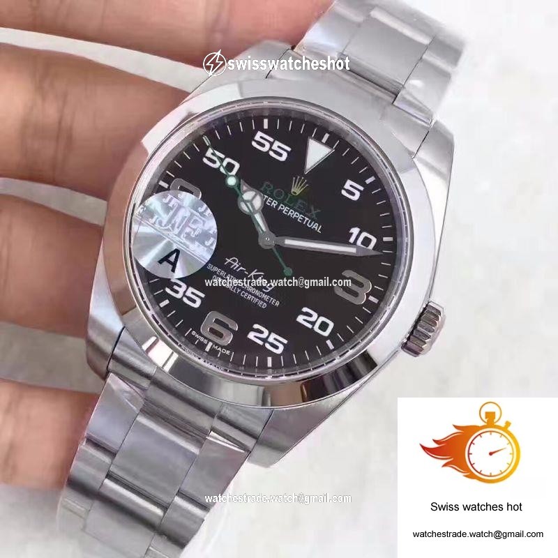 Rolex Air-King 116900 JF Factory Black Dial 3