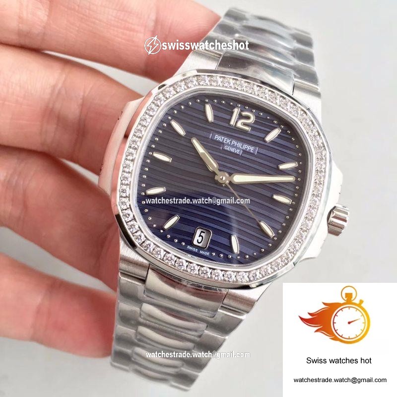 Patek Philippe Nautilus Ladies 7018/1A-010 PF Factory Blue Dial 3