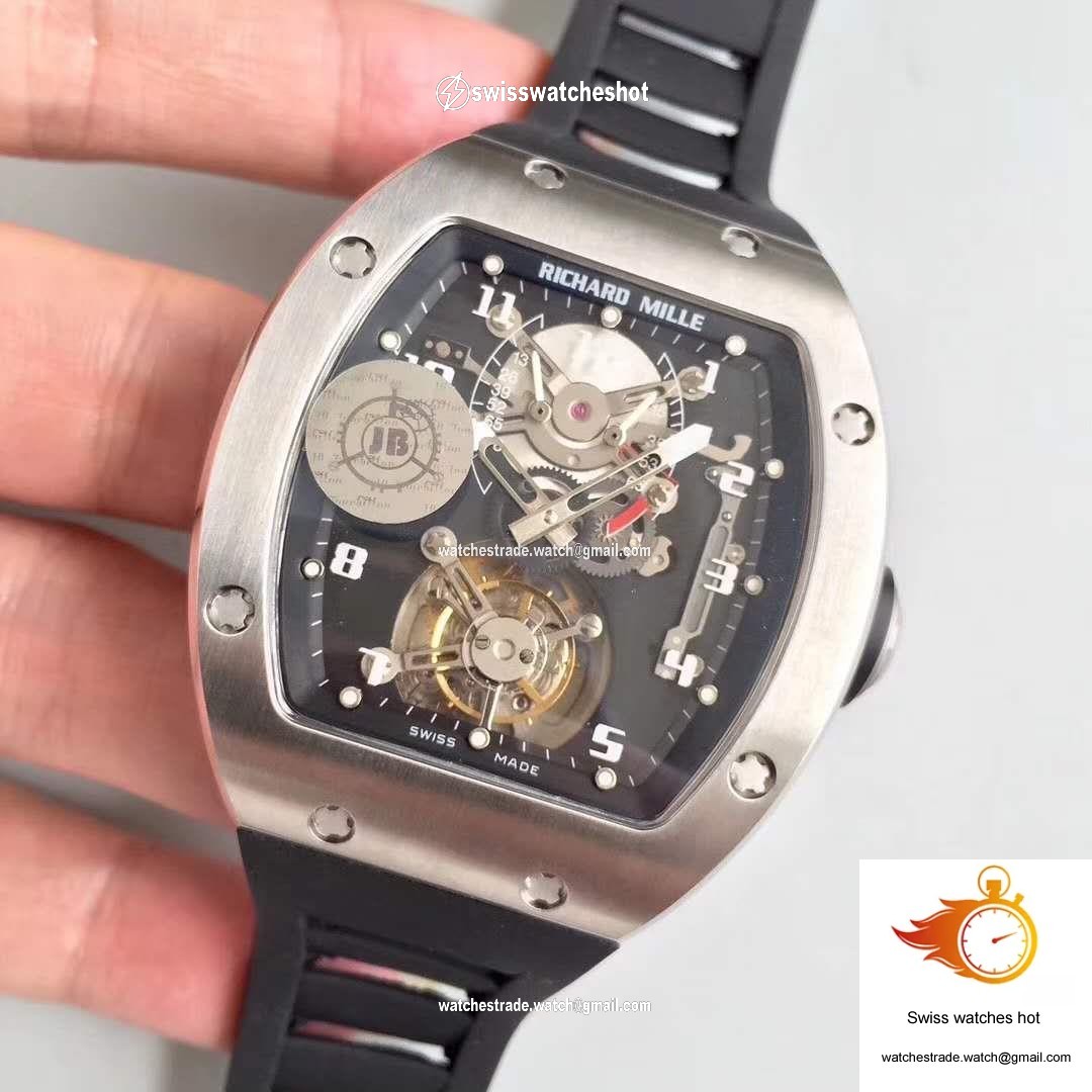 Richard Mille RM001 Tourbillon JB Factory Black Dial 3