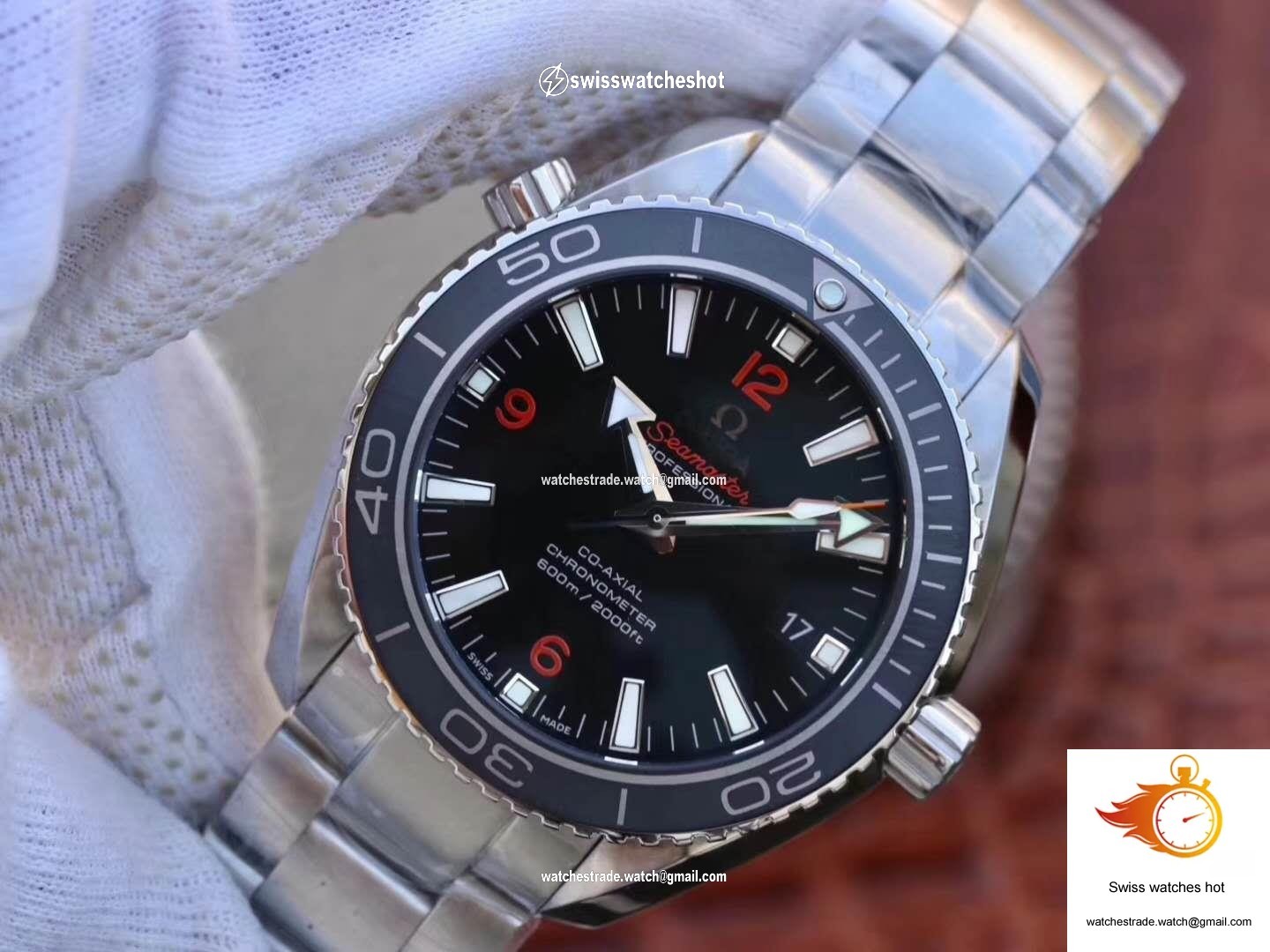 Omega Seamaster Planet Ocean 600M 45.5MM 232.30.46.21.01.003 MKS Factory Black Dial 3