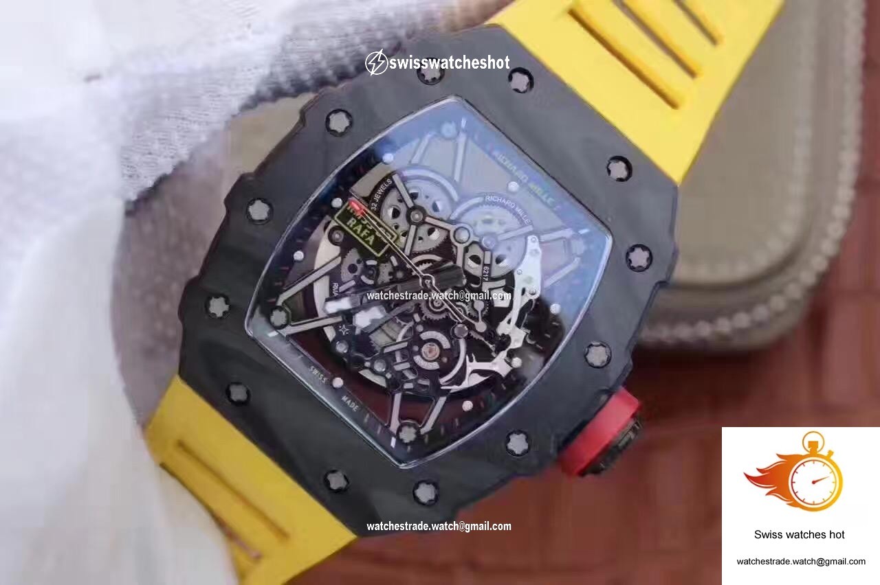 Richard Mille RM35-02 Rafael Nadal KV Factory Black Skeleton Dial 3