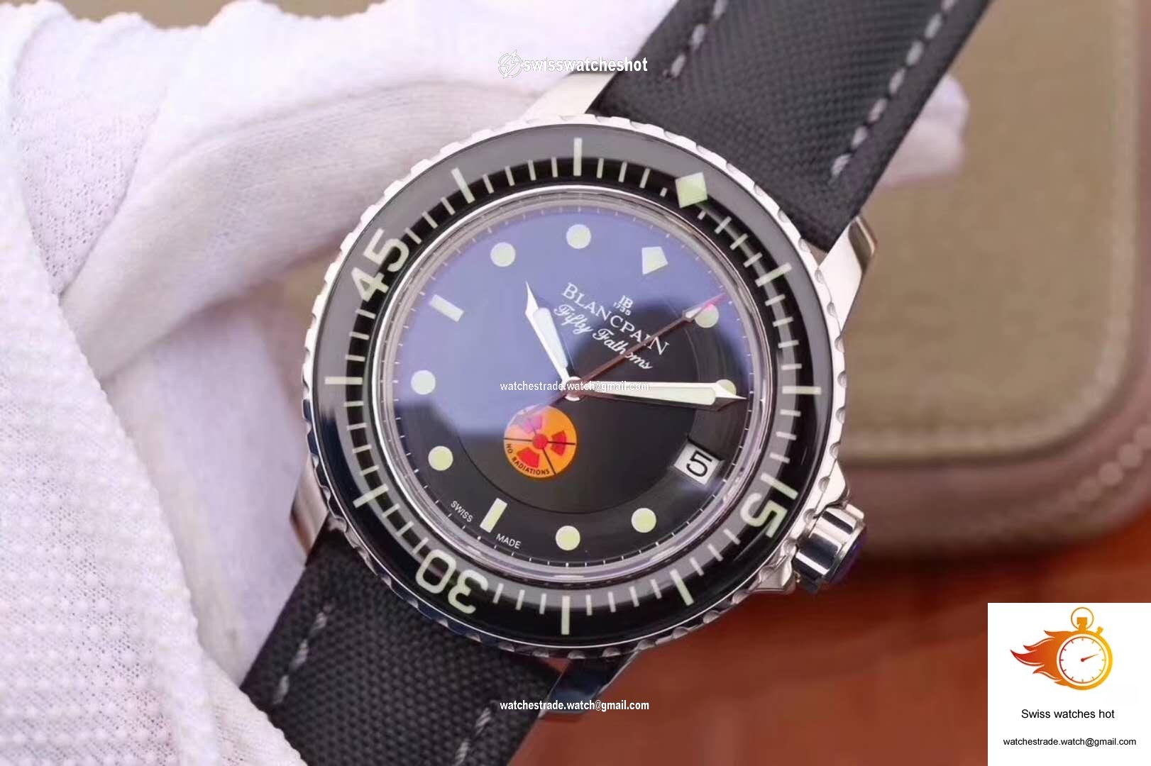 Blancpain Fifty Fathoms Tribute Limited Edition 5015B-1130-52 ZF Factory Black Dial 3