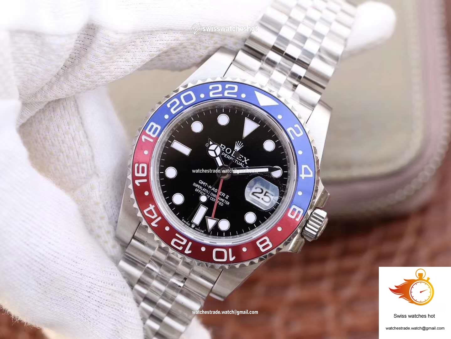 Rolex GMT Master II 126710BLRO GM Factory Black Dial 3