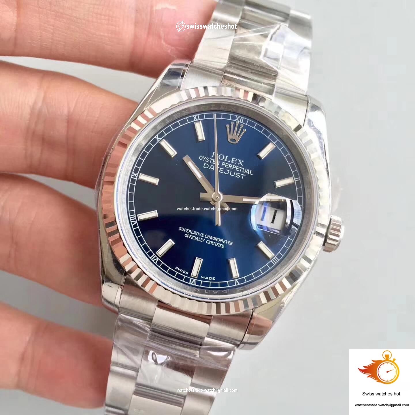 Rolex Datejust 116234 36mm AR Factory V2 Blue Dial 3