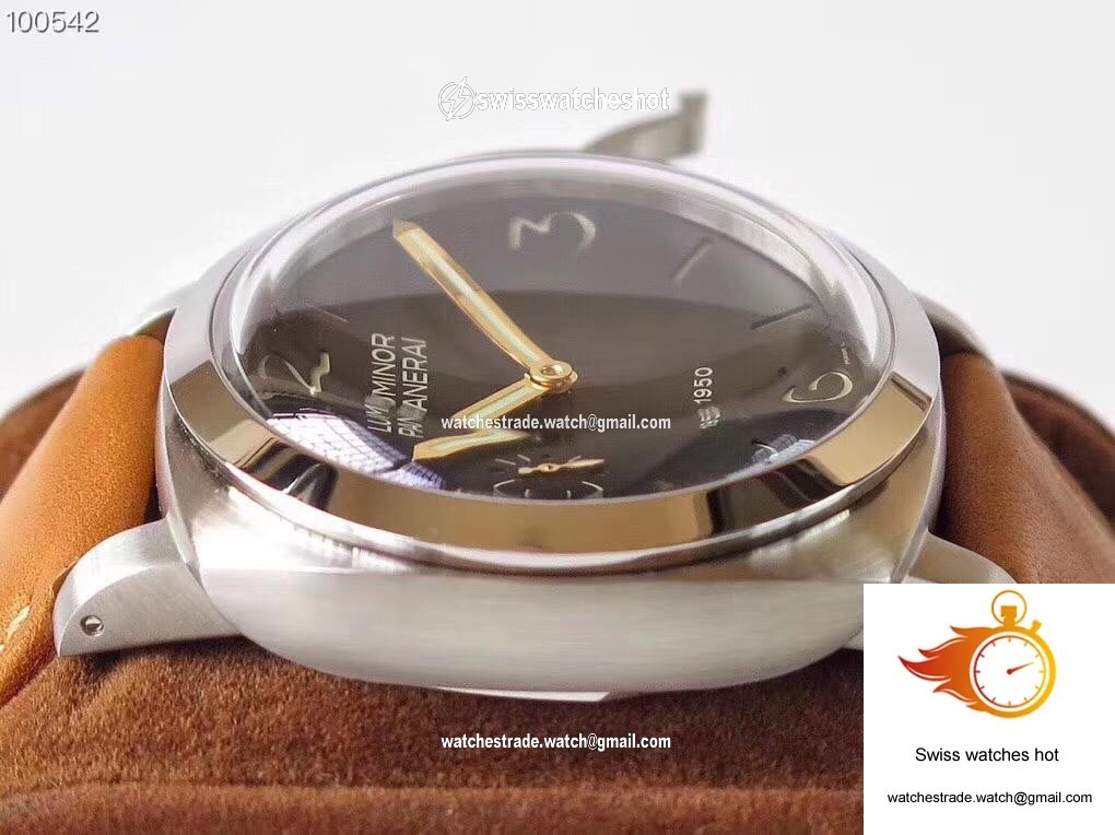 Panerai Luminor 1950 PAM127 ZF Factory Superlumed Black Dial 3