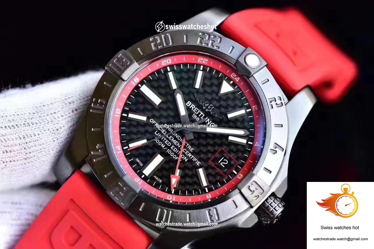 Breitling Avenger II GMT A3239011/BC35/433X/A20BA.1 GF Factory Black Dial 3
