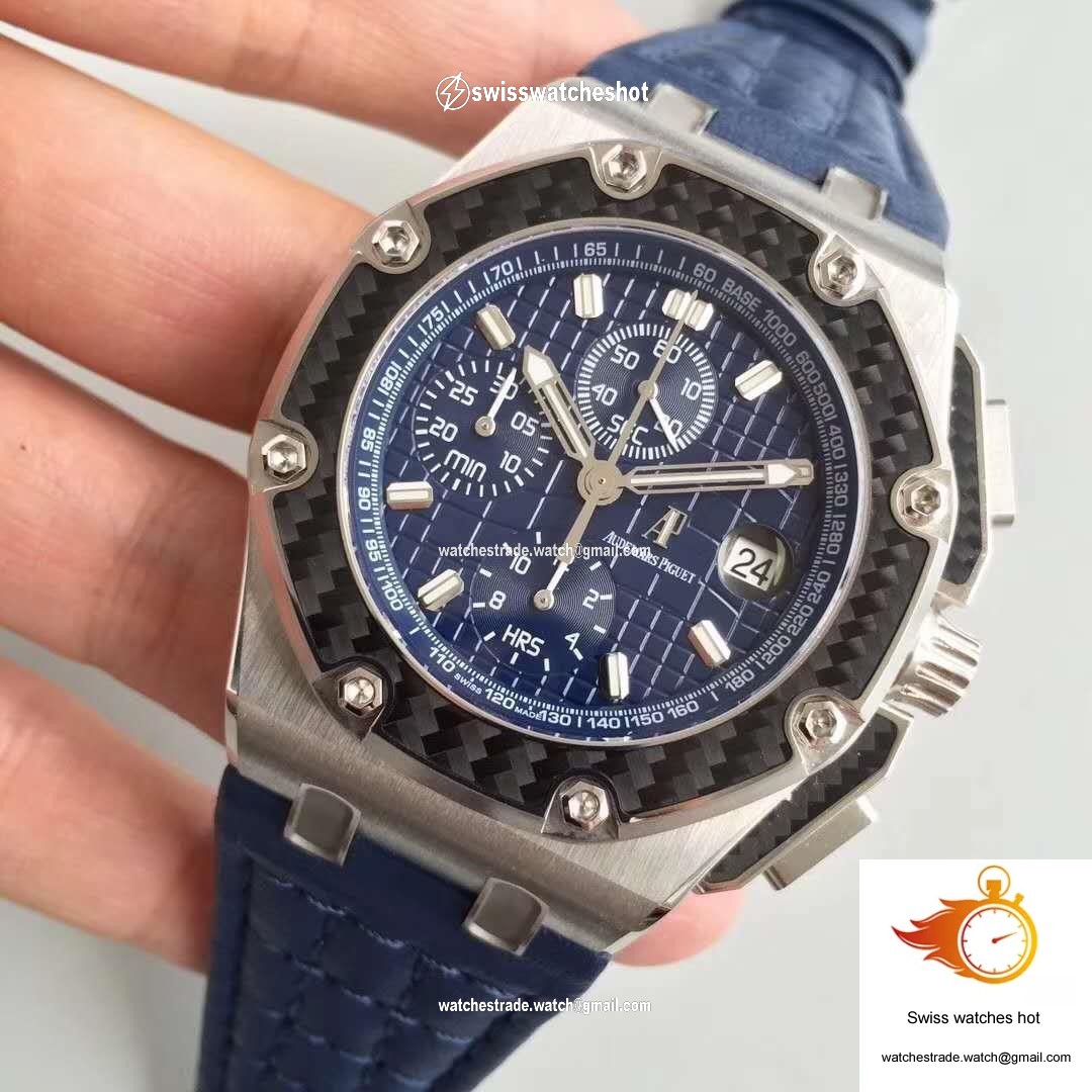 Audemars Piguet Royal Oak Offshore Juan Pablo Montoya 26030PO.OO.D001IN.01 JF Factory V2 Blue Dial 3