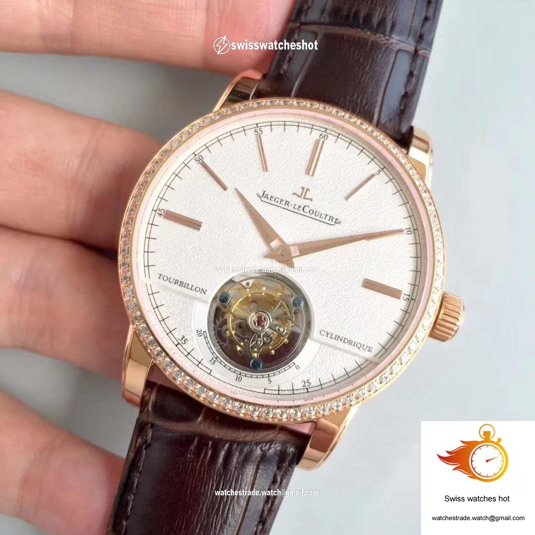 Jaeger-LeCoultre Master Ultra Thin Q1322410 Tourbillon Beige Dial 3