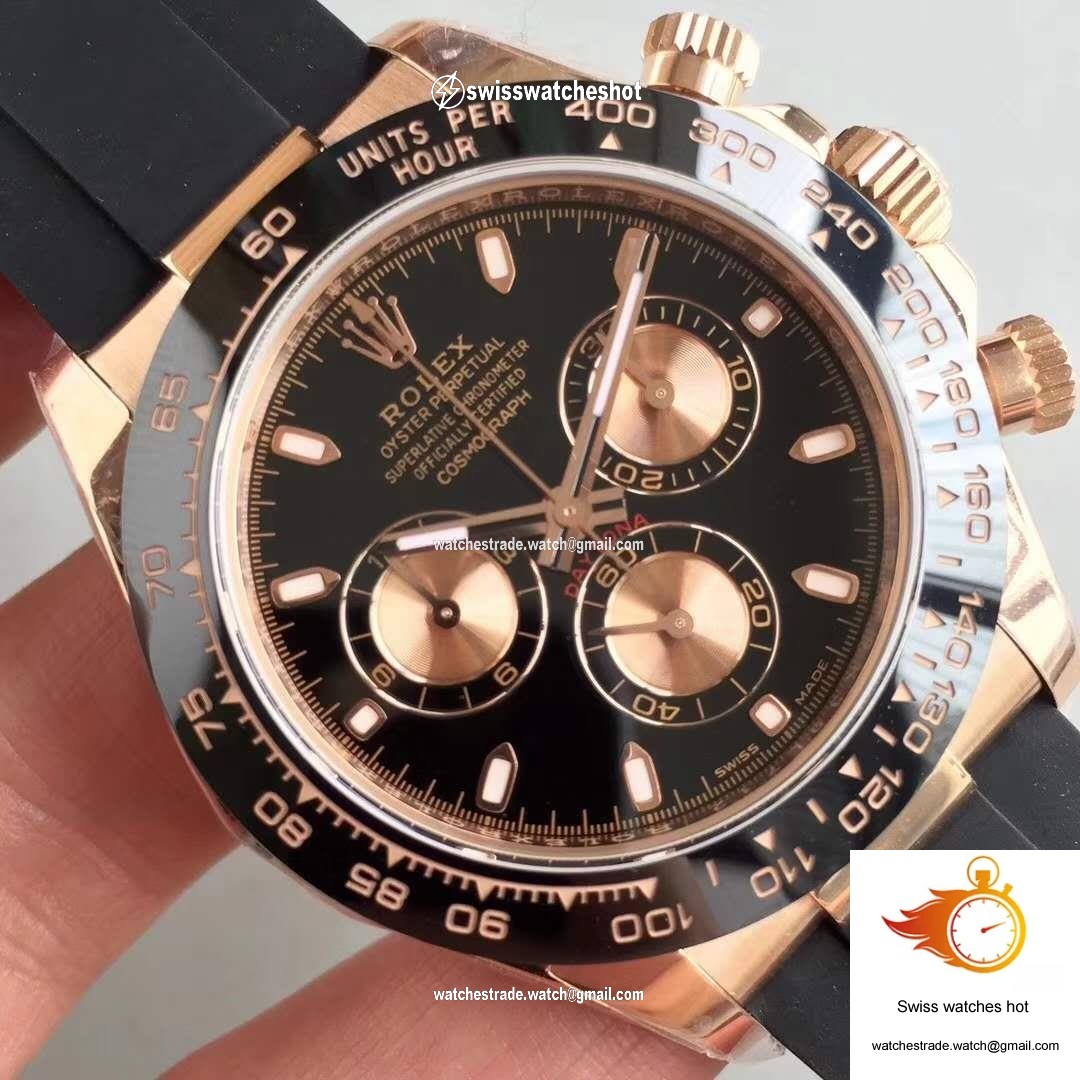 Rolex Daytona Cosmograph 116515LN Noob Factory Black Dial 3