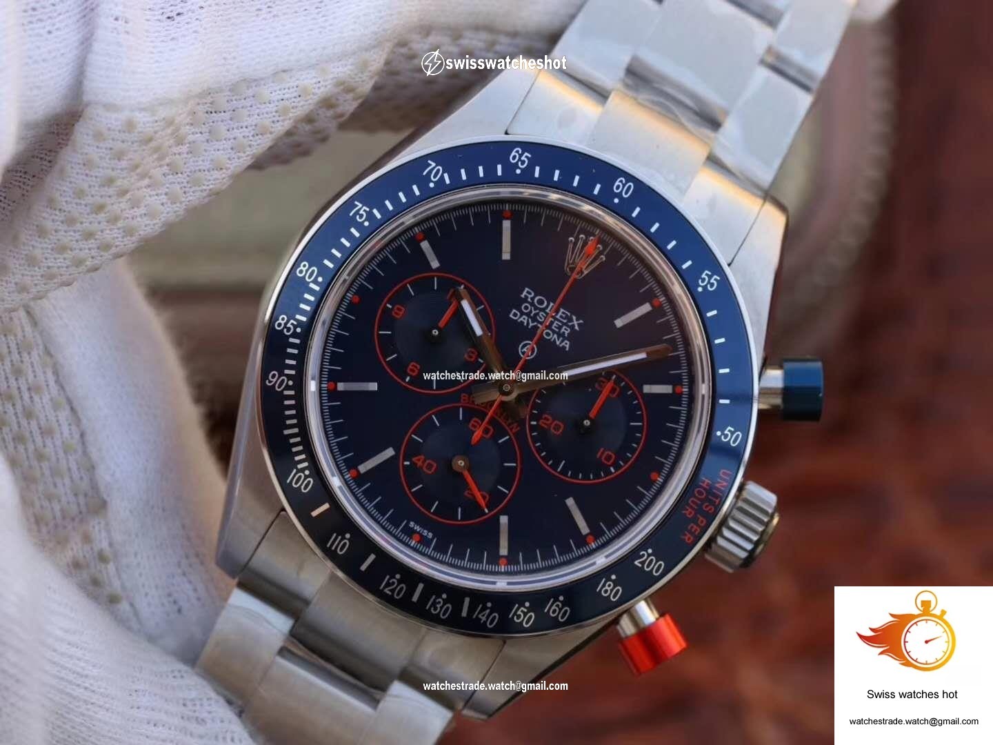 Rolex Daytona Cosmograph BP Factory Blue Dial 3
