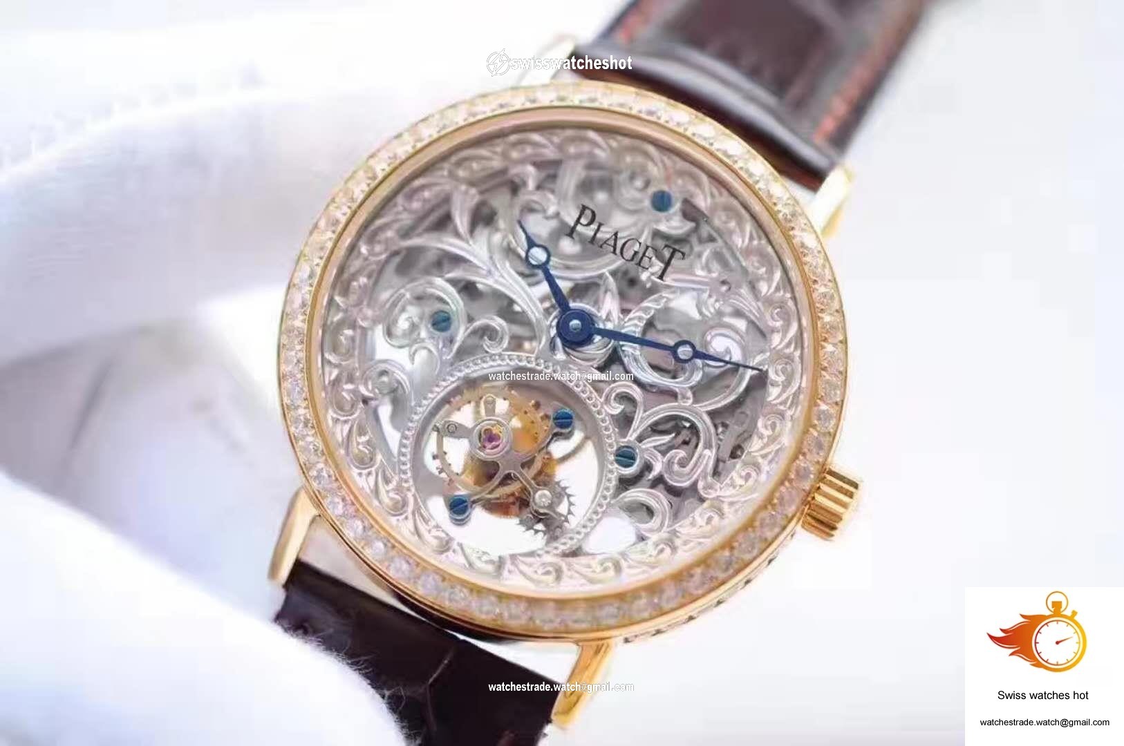 Piaget Tourbillon V6 Factory Carved Skeleton Dial 3