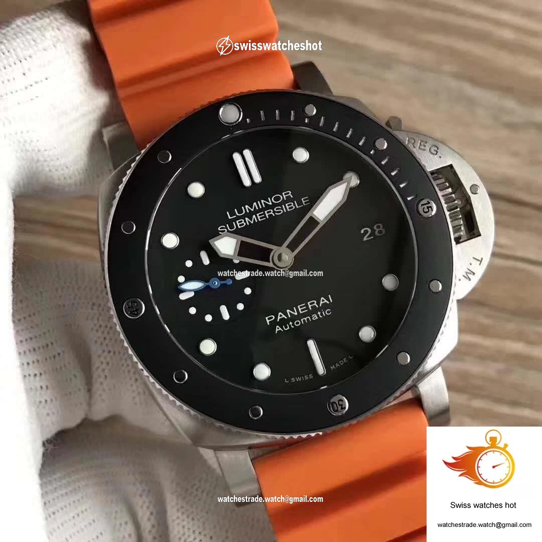Panerai Luminor Submersible PAM1389 VS Factory Black Dial 3