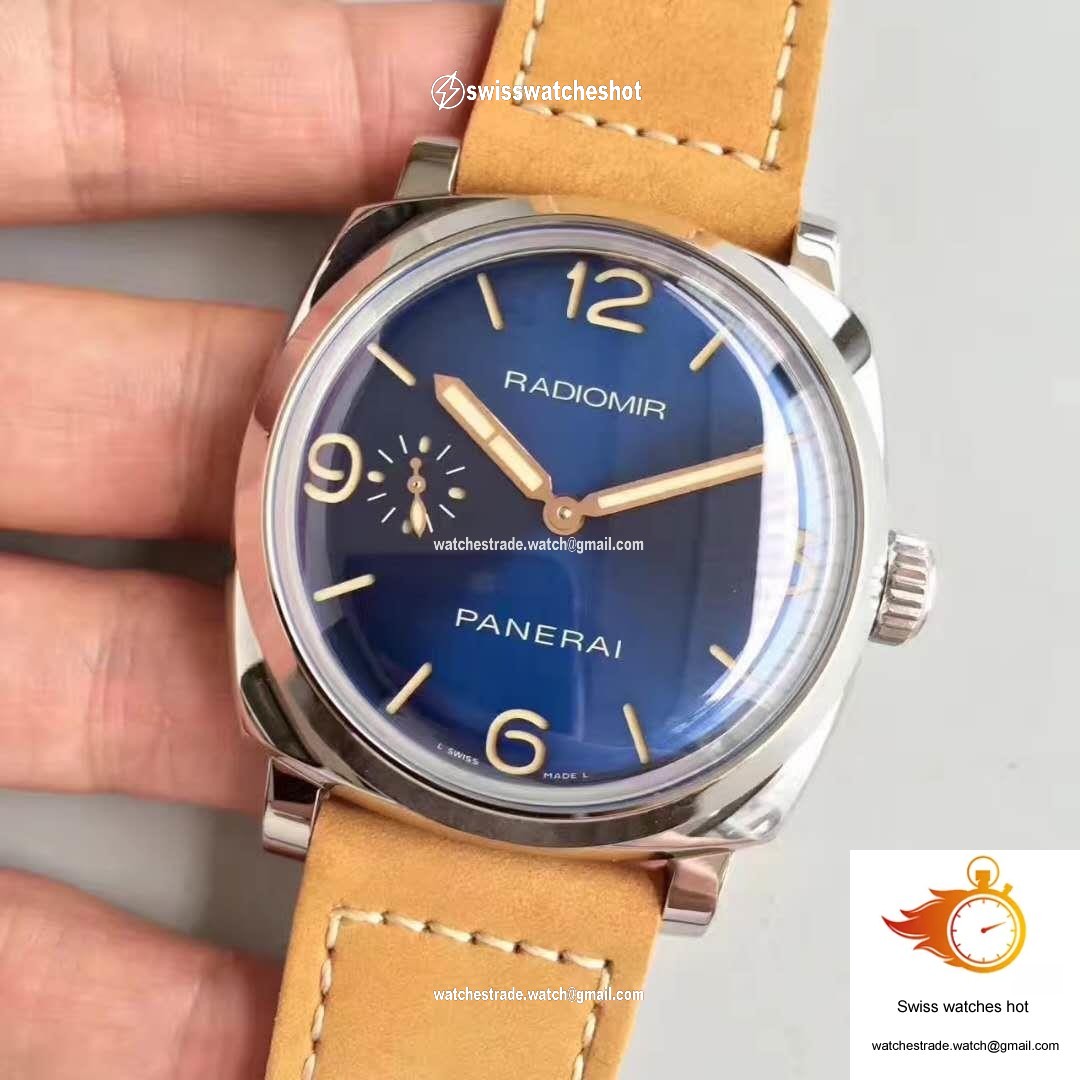 Panerai Radiomir 1940 PAM690 ZF Factory Blue Dial 3