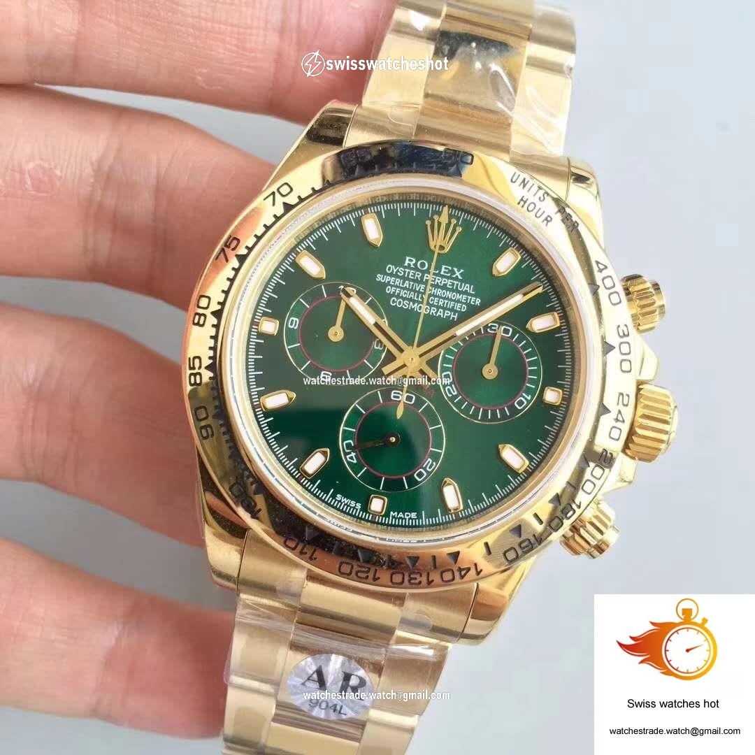 Rolex Daytona Cosmograph 116508 AR Factory Green Dial 3