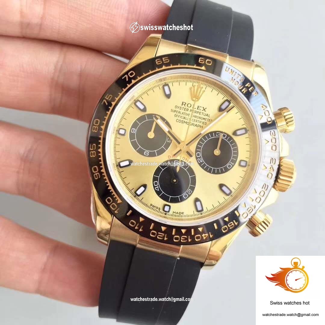 Rolex Daytona Cosmograph 116518LN AR Factory Champagne Dial 3