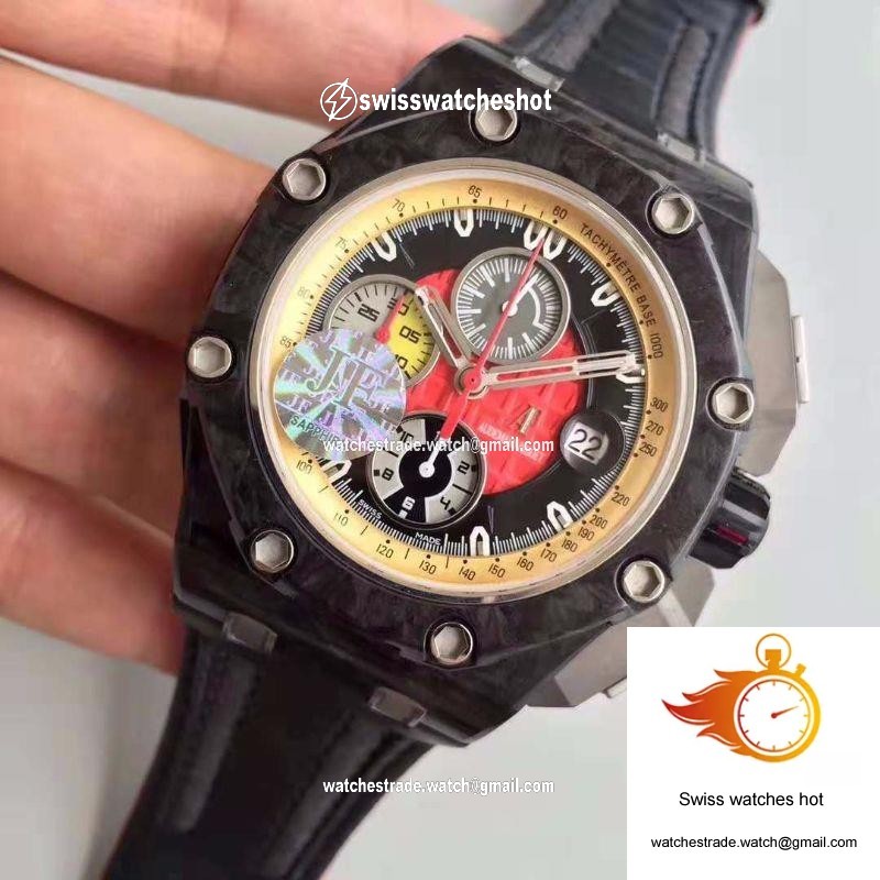 Audemars Piguet Royal Oak Offshore Grand Prix 26290IO.OO.A001VE.01 JF Factory V3 Red Dial 3