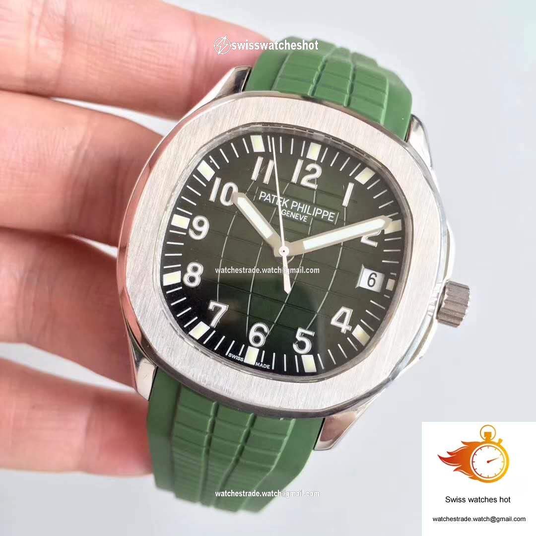 Patek Philippe Aquanaut Jumbo 5167A PF Factory Green Dial 3