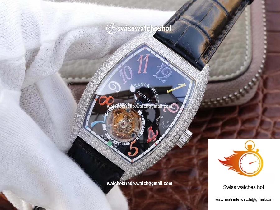 Franck Muller Crazy Color Dreams Tourbillon 8880 Black Dial 3