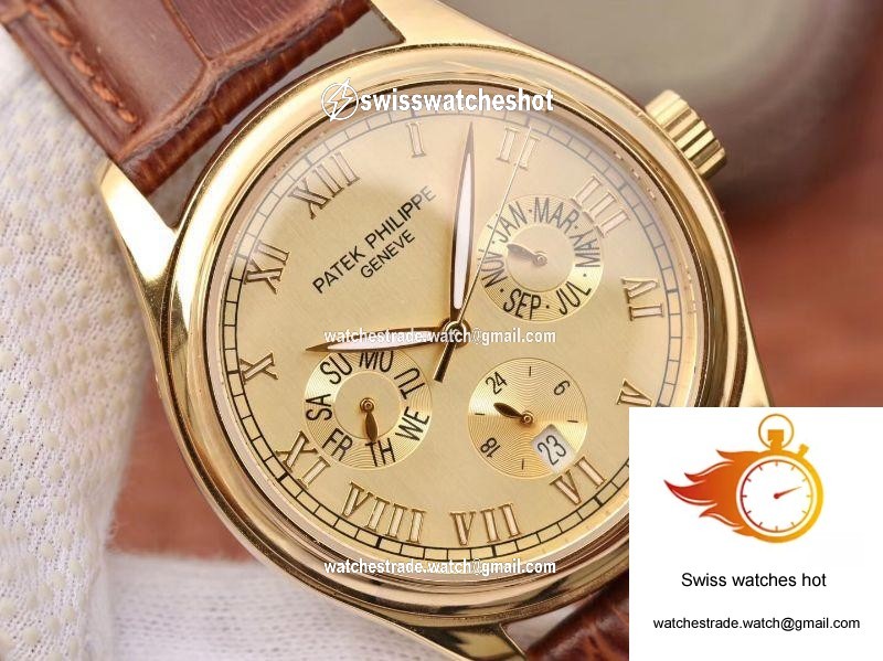 Patek Philippe Annual Calendar 5035J Gold Dial 3