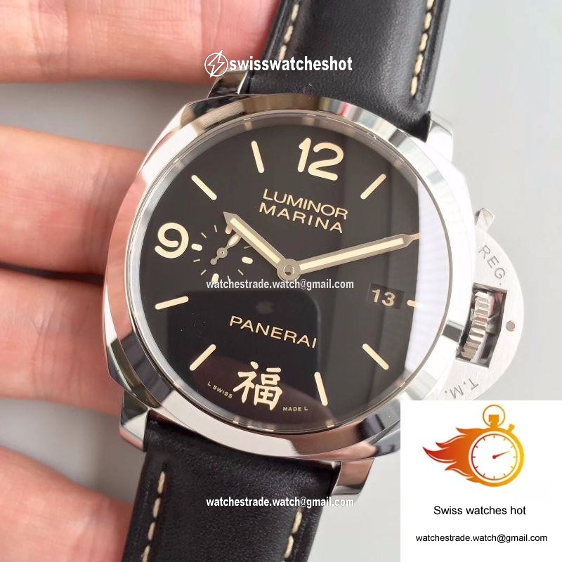 Panerai Luminor Marina 1950 3 Days PAM498 FU VS Factory V2 Black Dial 3