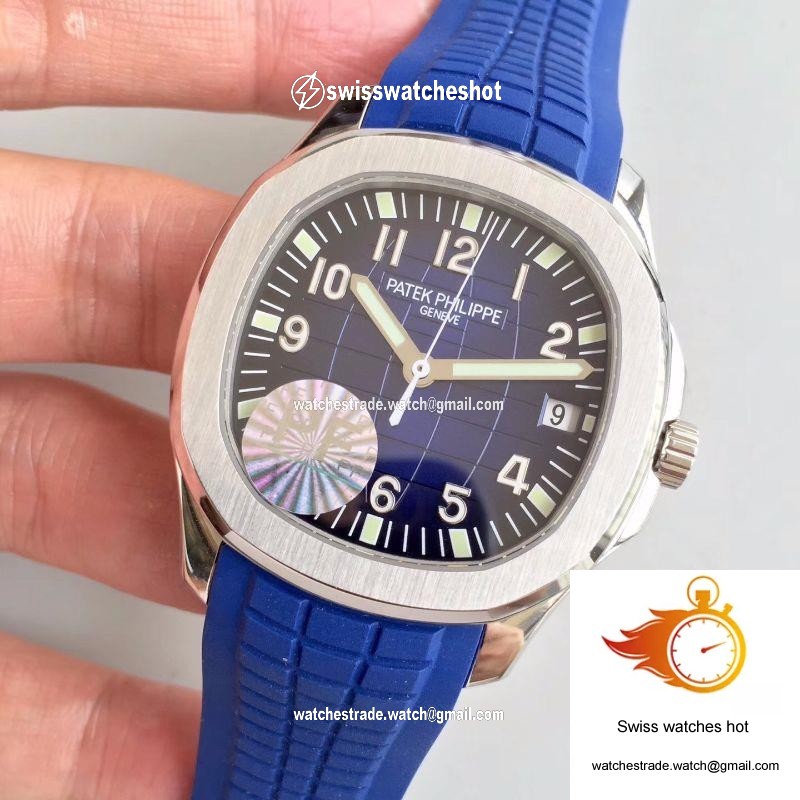 Patek Philippe Aquanaut 5168G-001 PF Factory Black-blue Dial 3