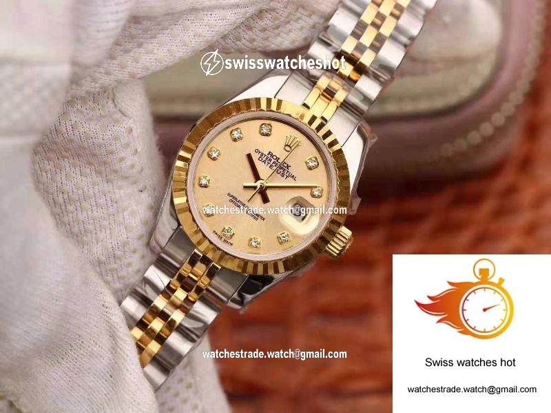 Rolex Lady Datejust 28mm 18K Gold Dial 3