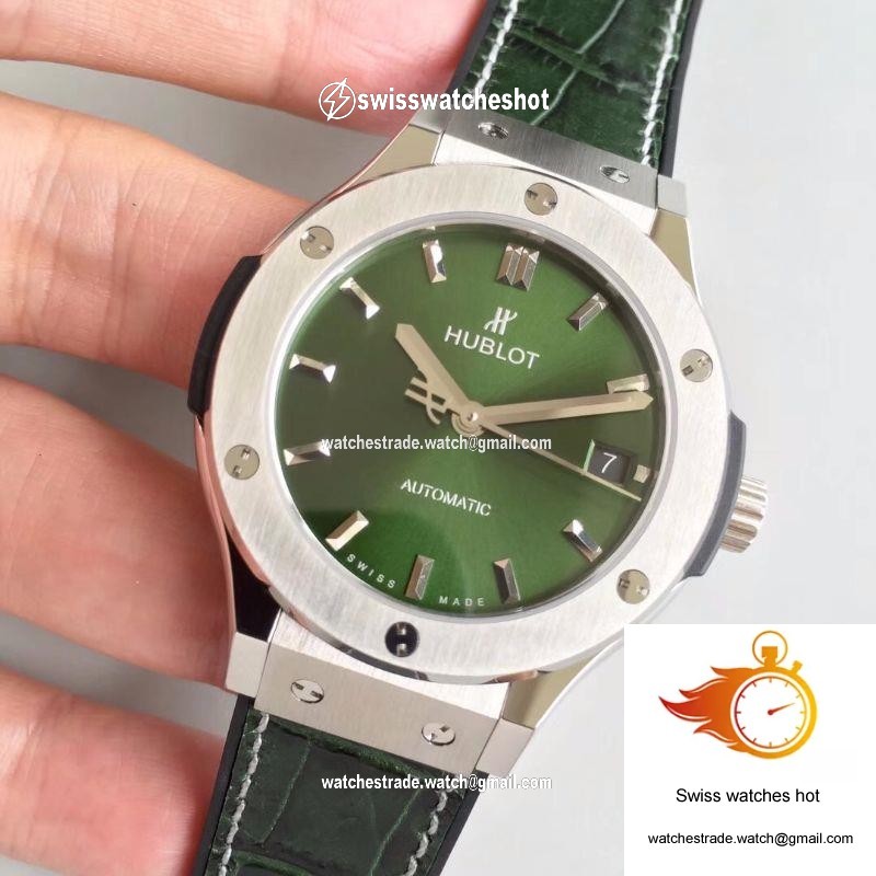 Hublot Classic Fusion 38MM 511.NX.8970.LR JJ Factory Green Dial 3