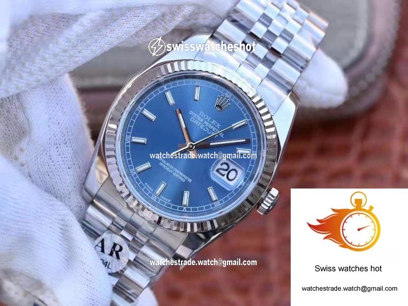 Rolex Datejust M126334-0002 36mm AR Factory Blue Dial 3
