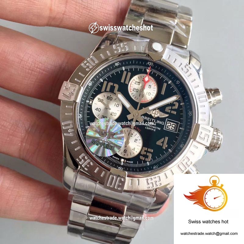 Breitling Avenger II A1338111/C870/158S/A20S.1 43MM GF Factory Blue Dial 3