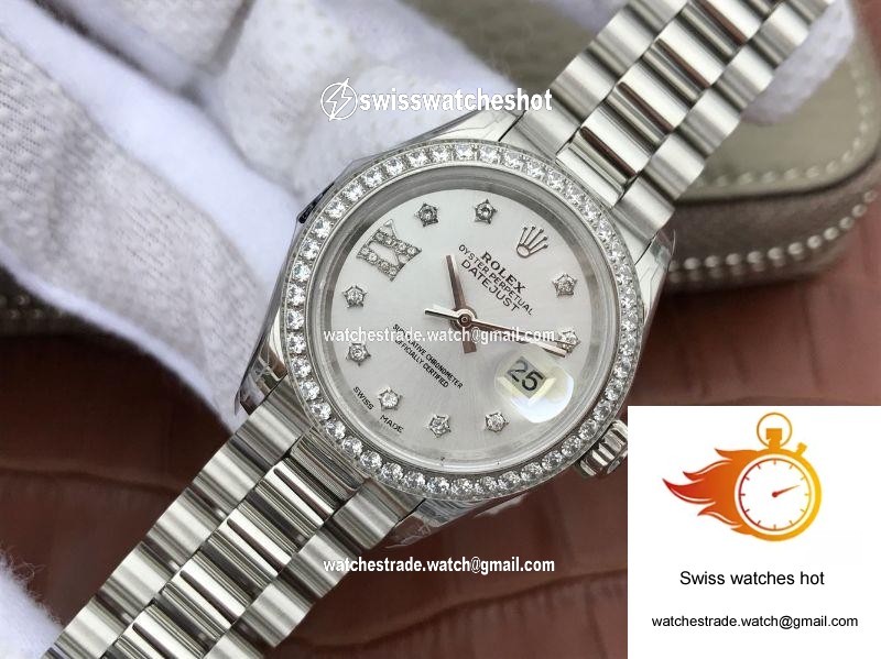 Rolex Lady Datejust 279136RBR 28mm Silver Dial 3