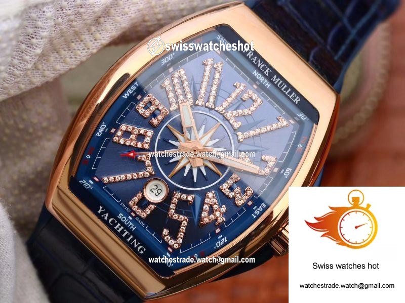 Franck Muller Vanguard V45 25th Anniversary Blue Dial 3