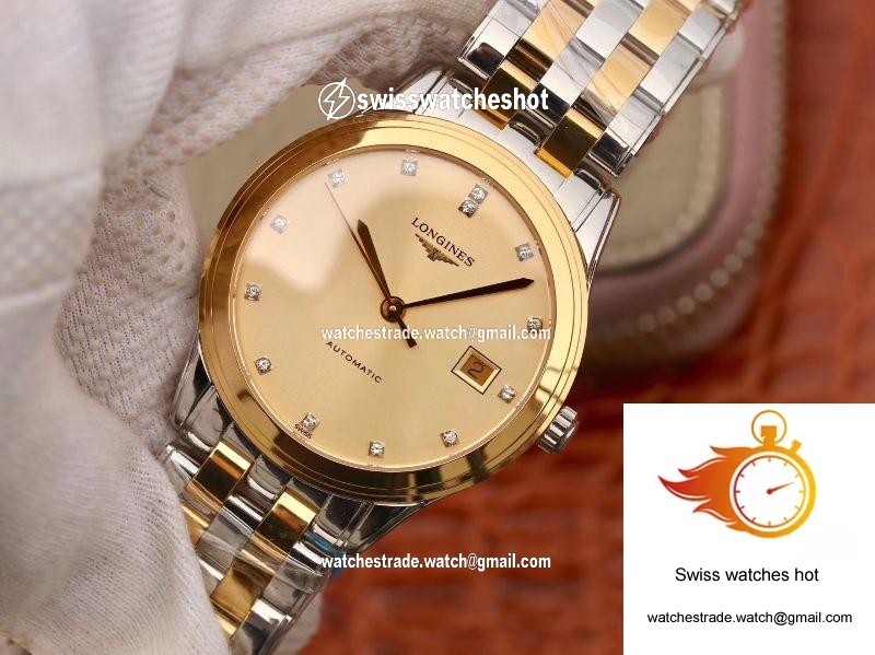Longines Flagship L4.874.3.37.7 YC Factory Gold Dial 3