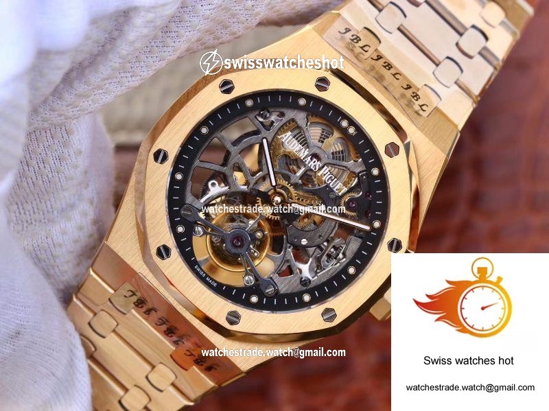Audemars Piguet Royal Oak Offshore Diver Tourbillon 15407OR.OO.1220ST.01 JF Factory Skeleton Dial 3