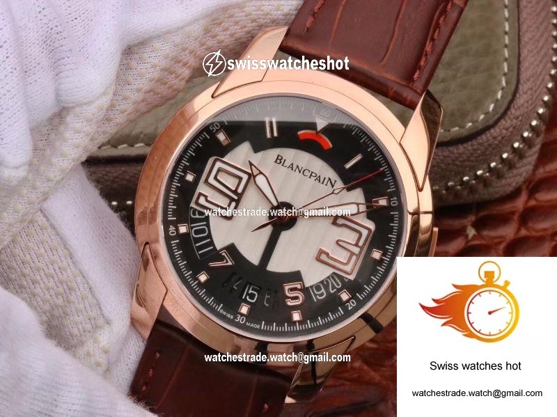 Blancpain L-EVOLUTION 8805-1134-53B Rose Gold Case Black Dial 3