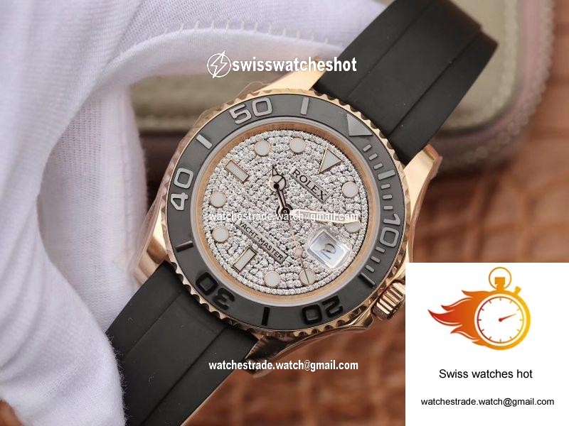 Rolex Yacht Master 116655 40mm Diamond Dial 3