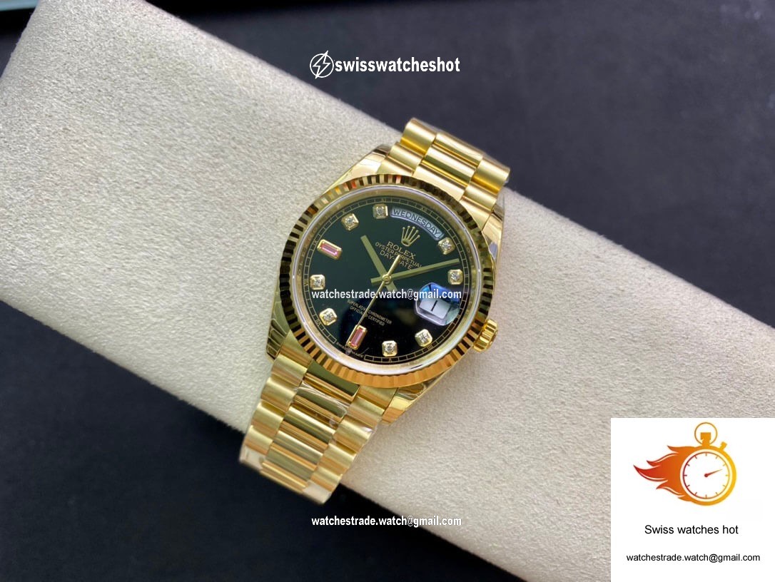 Rolex Day Date 118208 EW Factory Yellow Gold 4