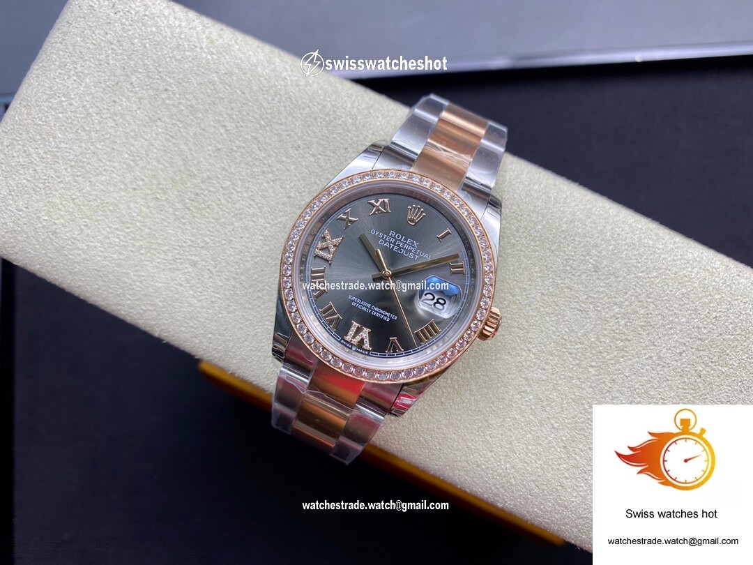 Rolex Datejust M126281RBR-0012 EW Factory Diamond-set Bezel 4