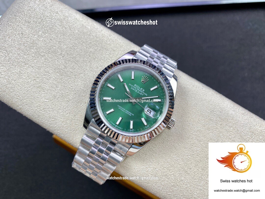 Rolex Datejust M126334-0028 EW Factory Green Dial 4