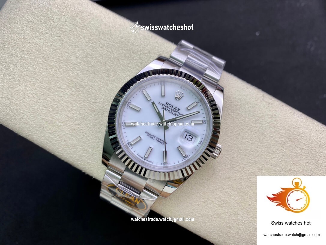Rolex Datejust M126334-0009 Clean Factory White Dial 4