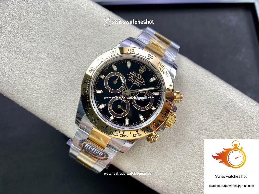 Rolex Daytona M116503-0004 BT Factory Yellow Gold Black Dial 4