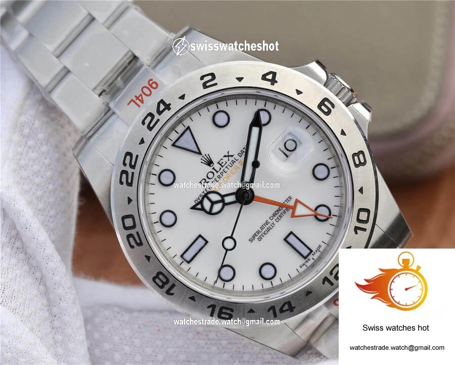 Rolex Explorer M216570-0001 GM Factory V4 Stainless Steel White Dial 4