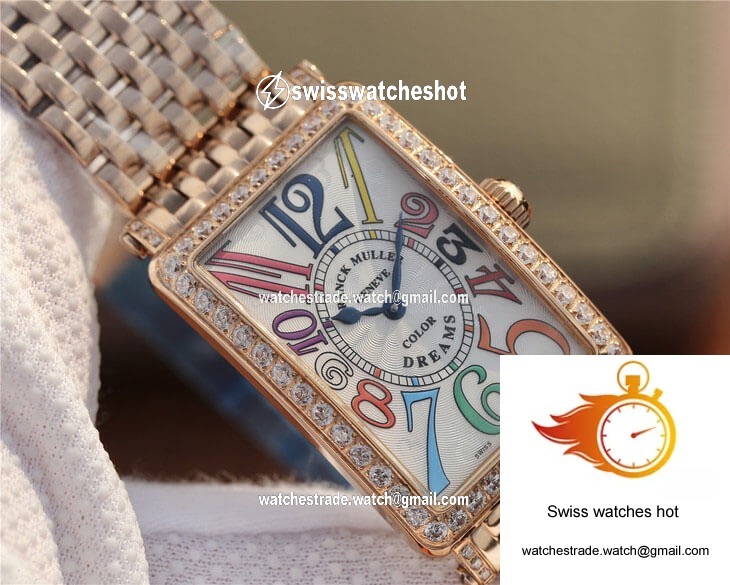 Franck Muller LONG ISLAND 952 Ladies ABF Factory Rose Gold With Diamonds 4