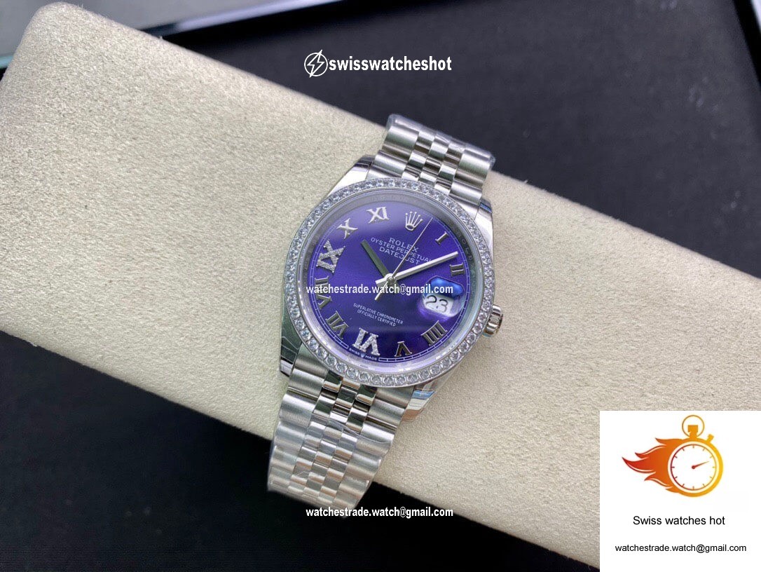 Rolex Datejust M126284RBR-0013 EW Factory Diamond-set Bezel 4