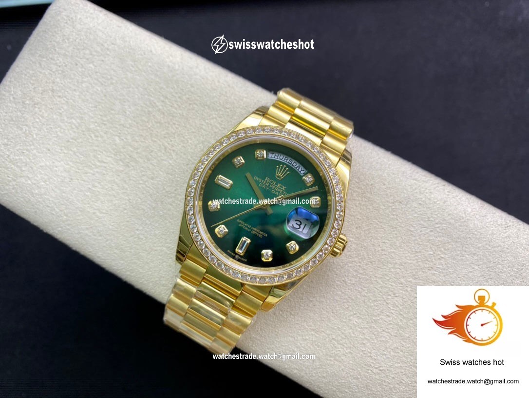 Rolex Day Date M128348RBR-0035 EW Factory Yellow Gold 4