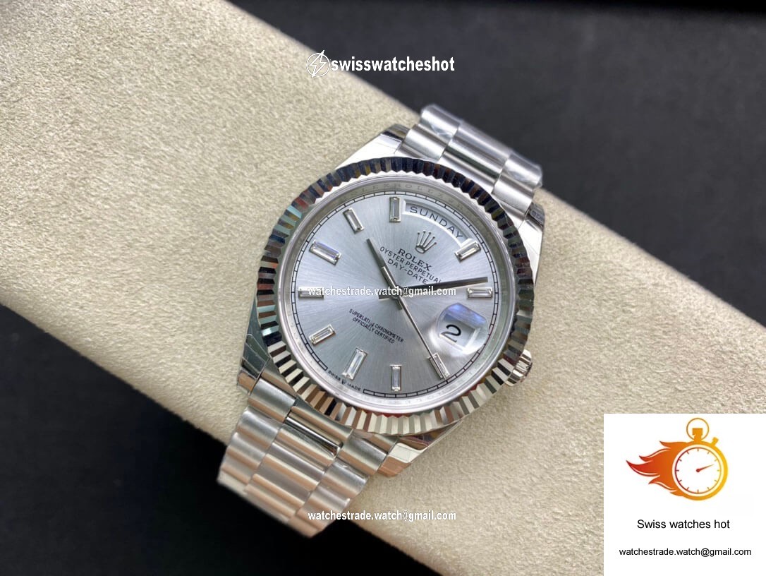 Rolex Day Date M228239-0003 EW Factory Silver Dial 4