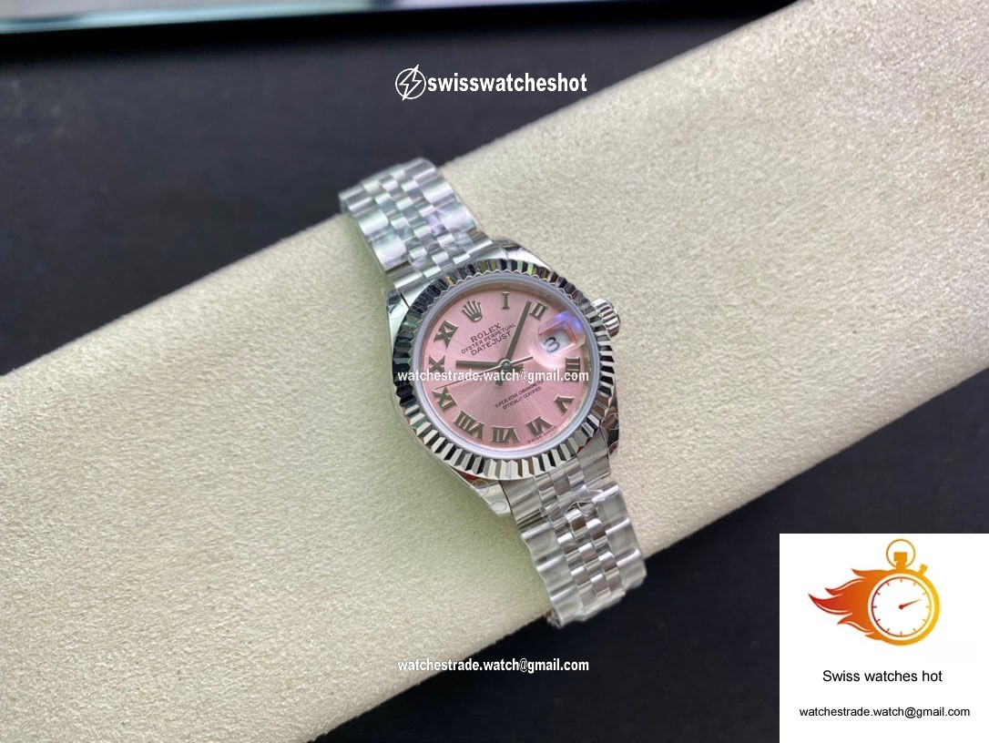 Rolex Datejust M279174-0017 28MM EW Factory Pink Dial 4