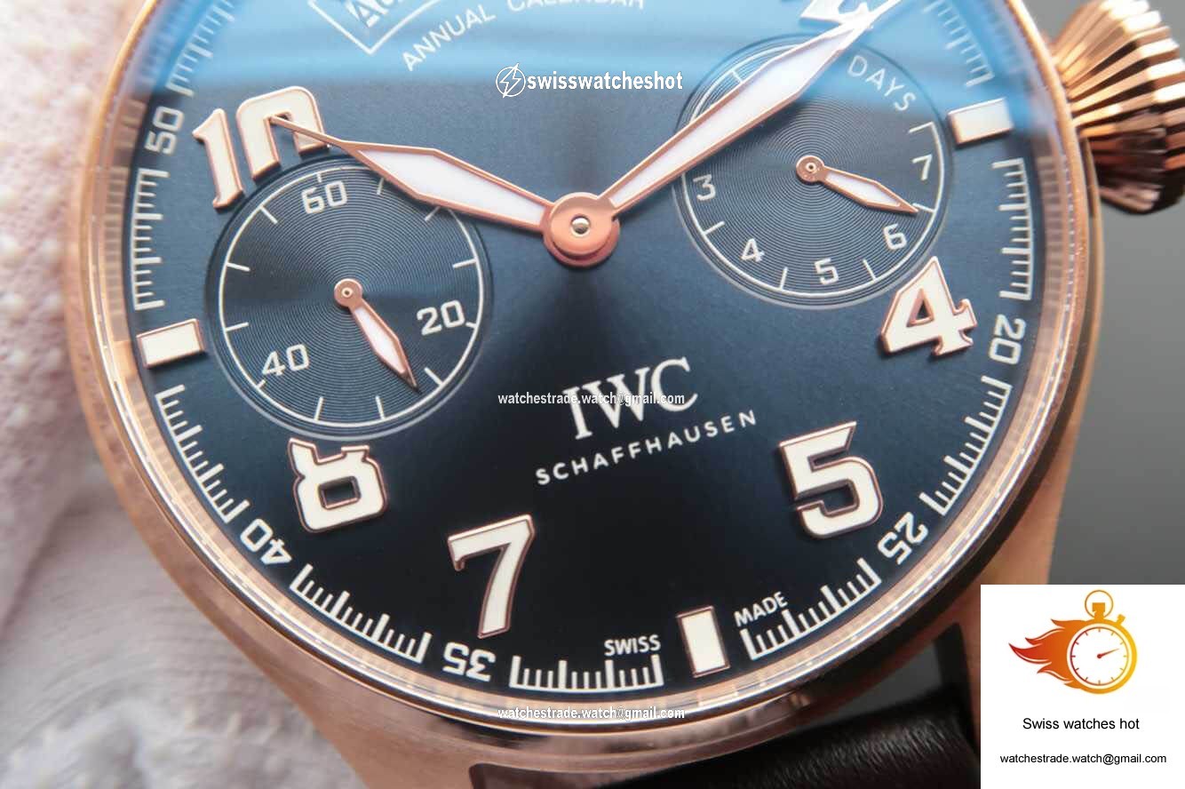 IWC Pilot IW502701 ZF Factory Blue Dial 4
