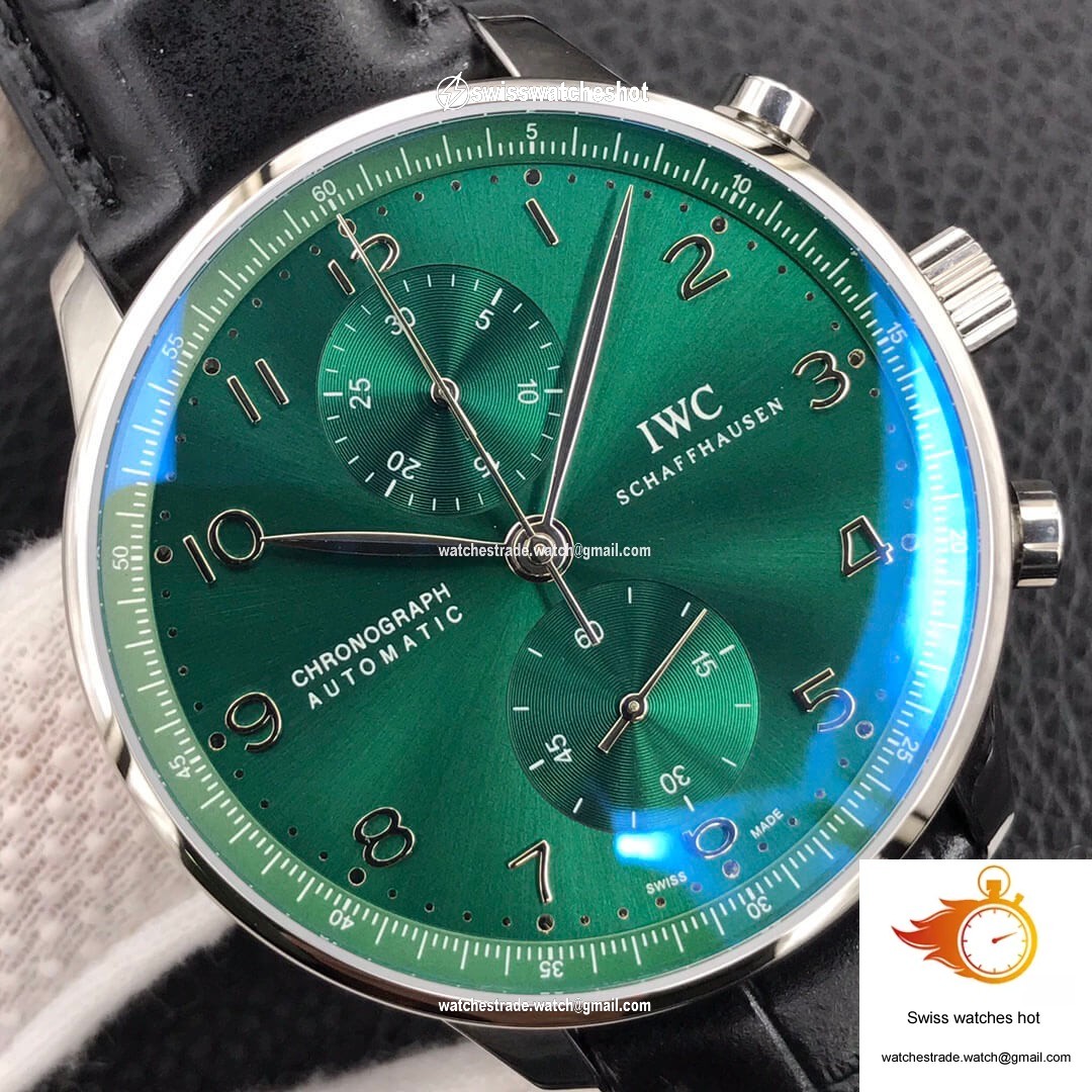 IWC Portugieser IW371615 ZF Factory Green Dial 4
