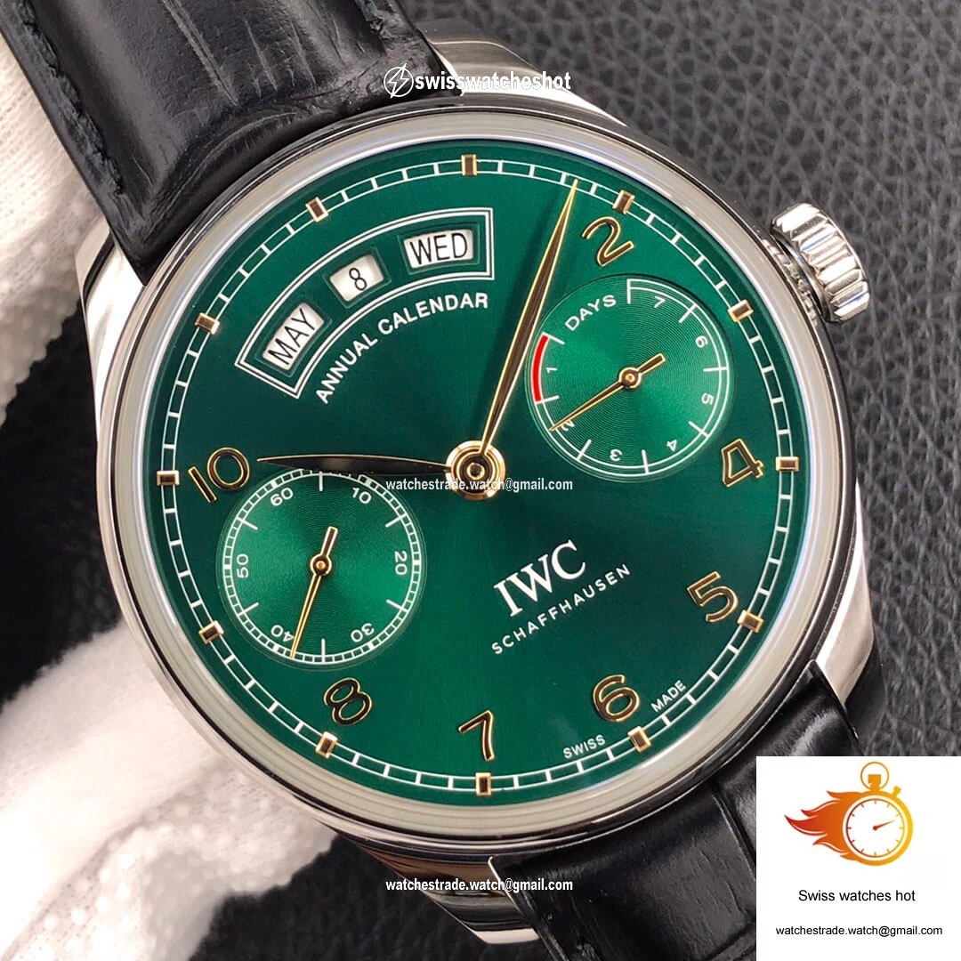 IWC Portugieser IW503510 ZF Factory Green Dial 4